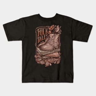 Folk Tales - Vintage colors Kids T-Shirt